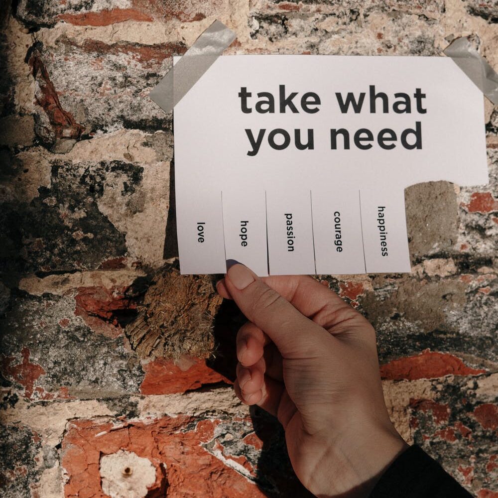 Take What You Need: Hope