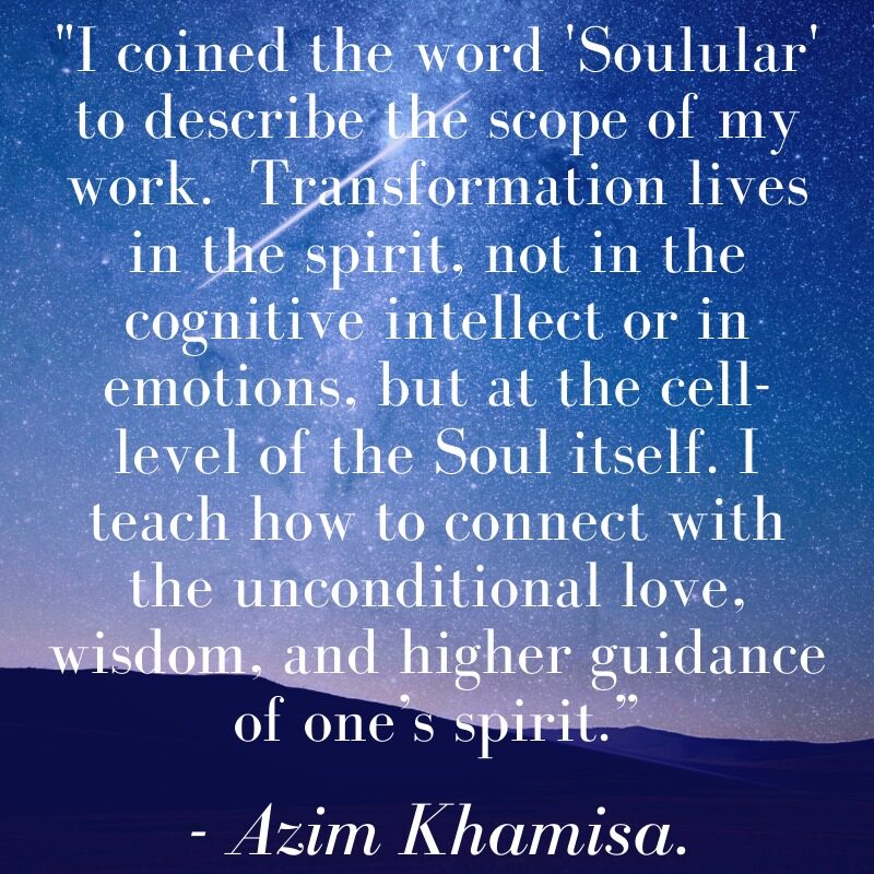 Soulular means to connect at the cell level of the soul